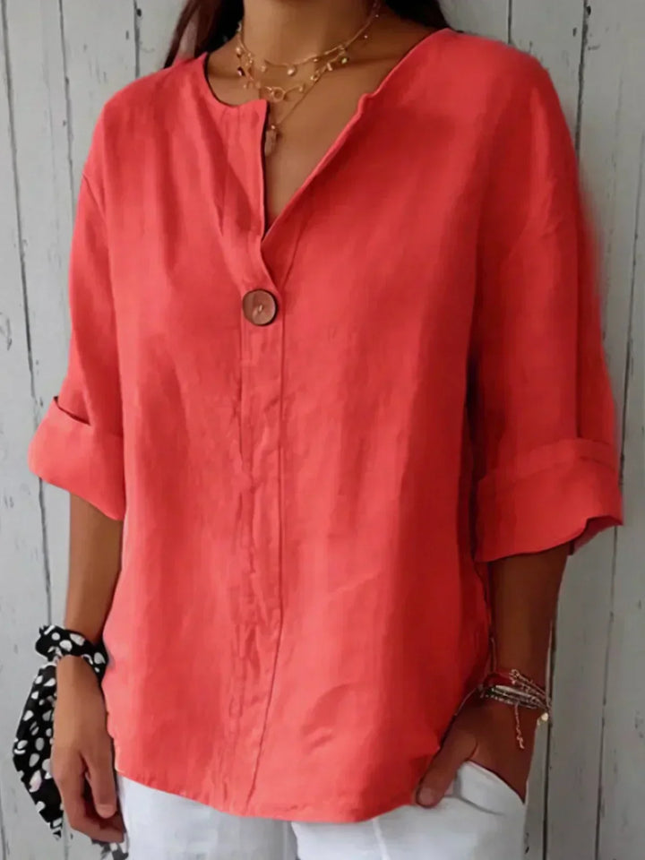 Irina™ | Casual V-Neck Blouse