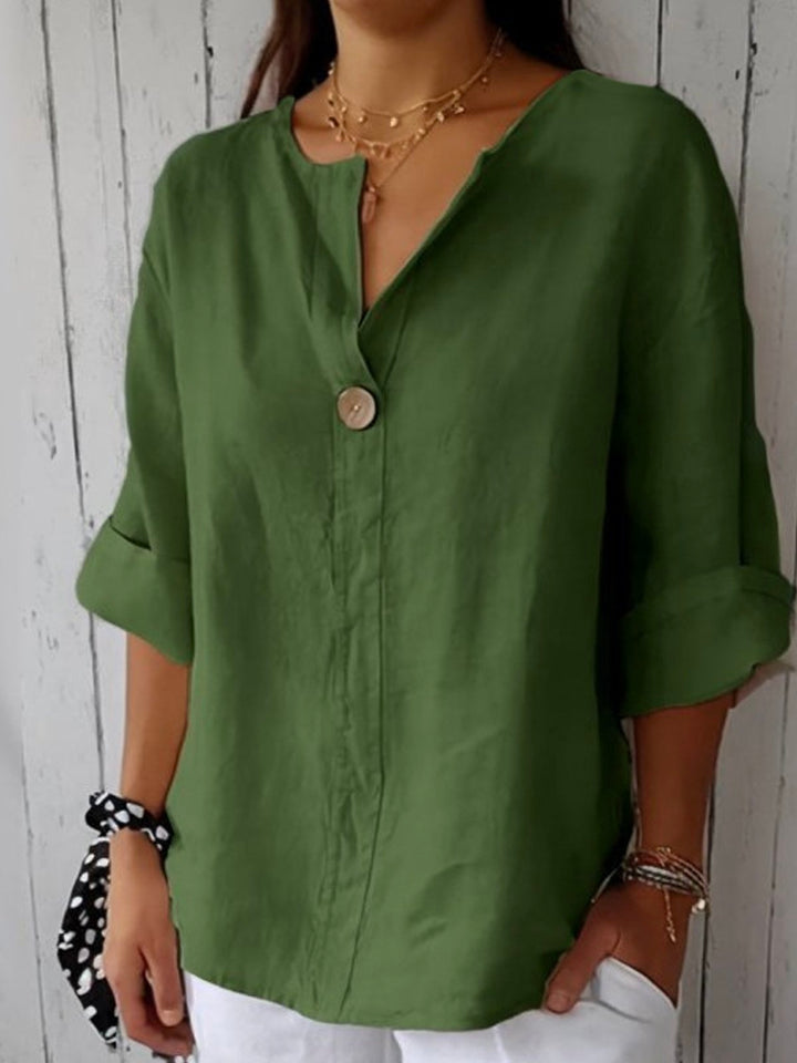 Irina™ | Casual V-Neck Blouse