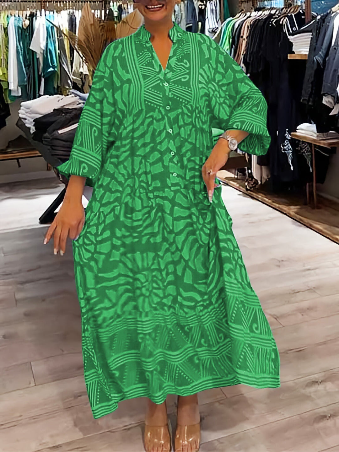 Irene™ – Vibrant Printed Dress