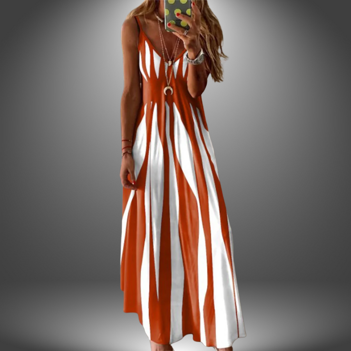 Angela | Long, casual, handmade dress