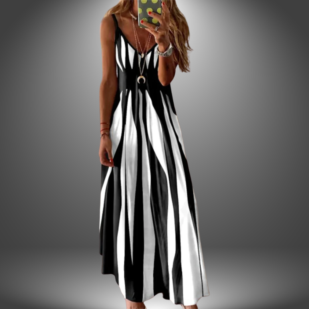 Angela | Long, casual, handmade dress