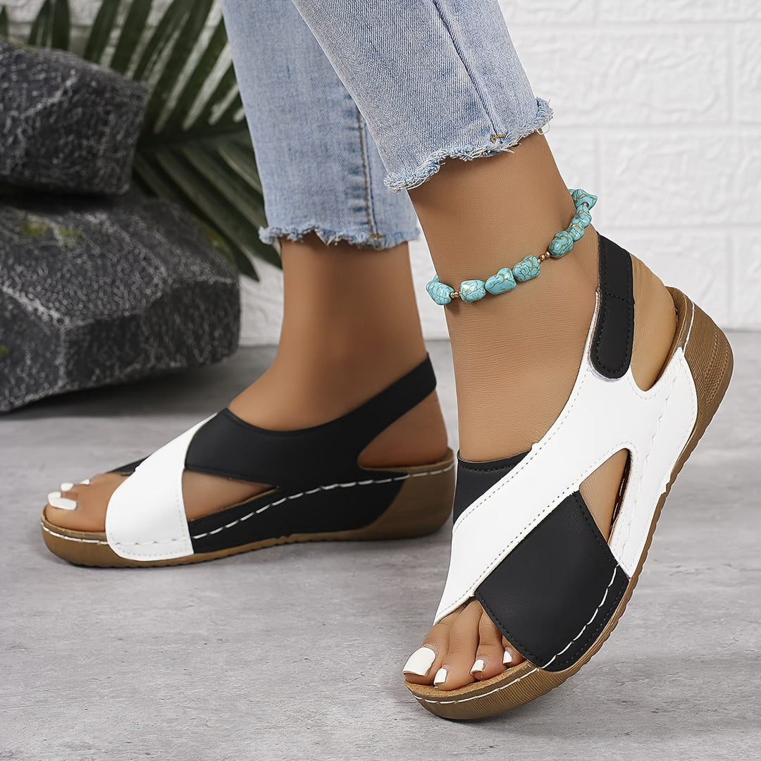 Sahara - Comfort Sandals with Cross Strap for Women