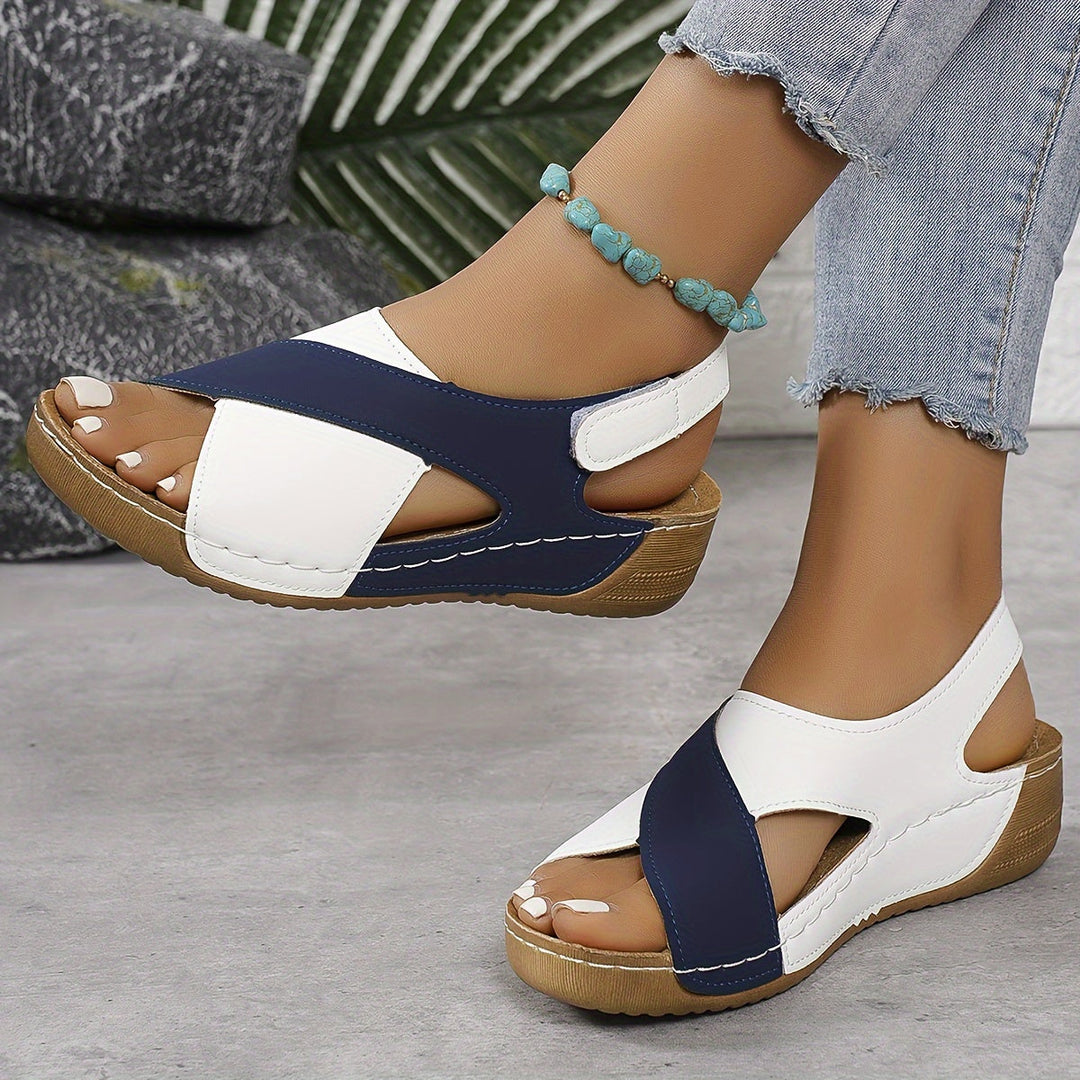 Sahara - Comfort Sandals with Cross Strap for Women