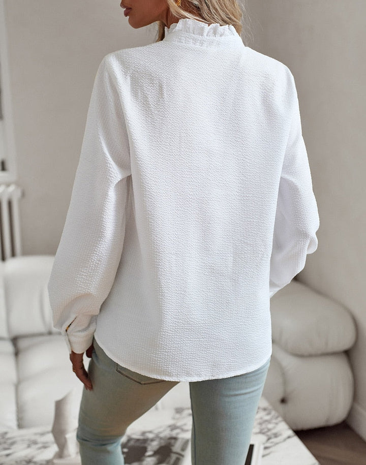 Susan™ | Elegant Polo Blouse