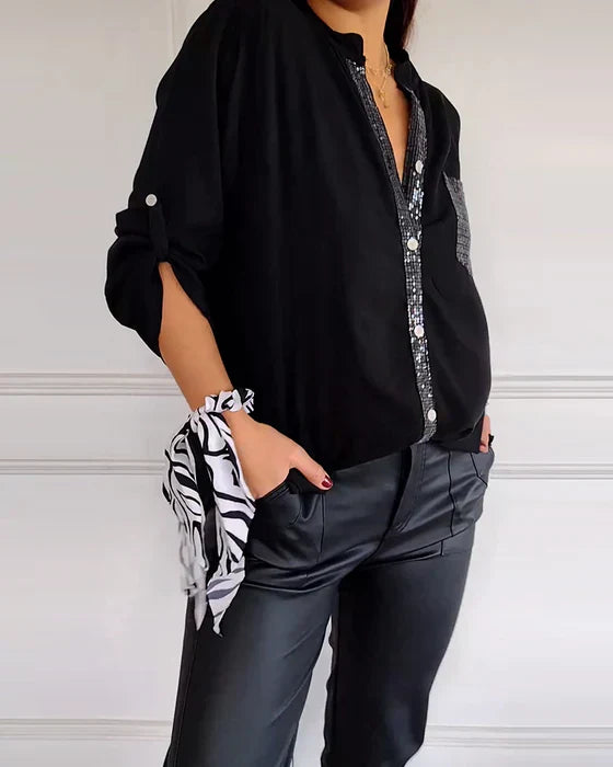 Elaine™ | Chic Glamour Top