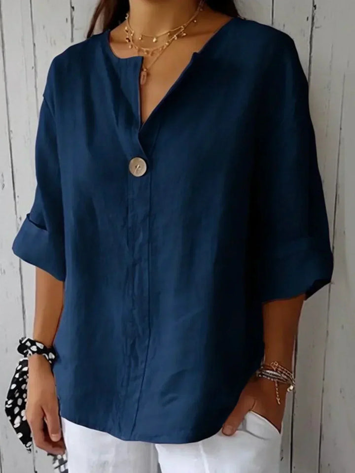 Irina™ | Casual V-Neck Blouse