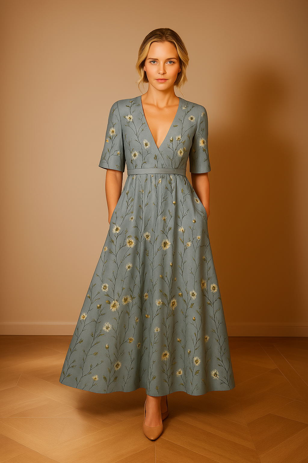 Quendolin | Dress with Floral Print